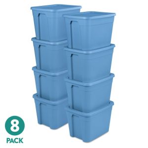 Stackable Storage Bins 8-Pack